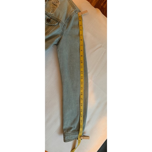 HWY Jeans Light Blue Denim Jean Jacket Size: Med - Picture 13 of 15